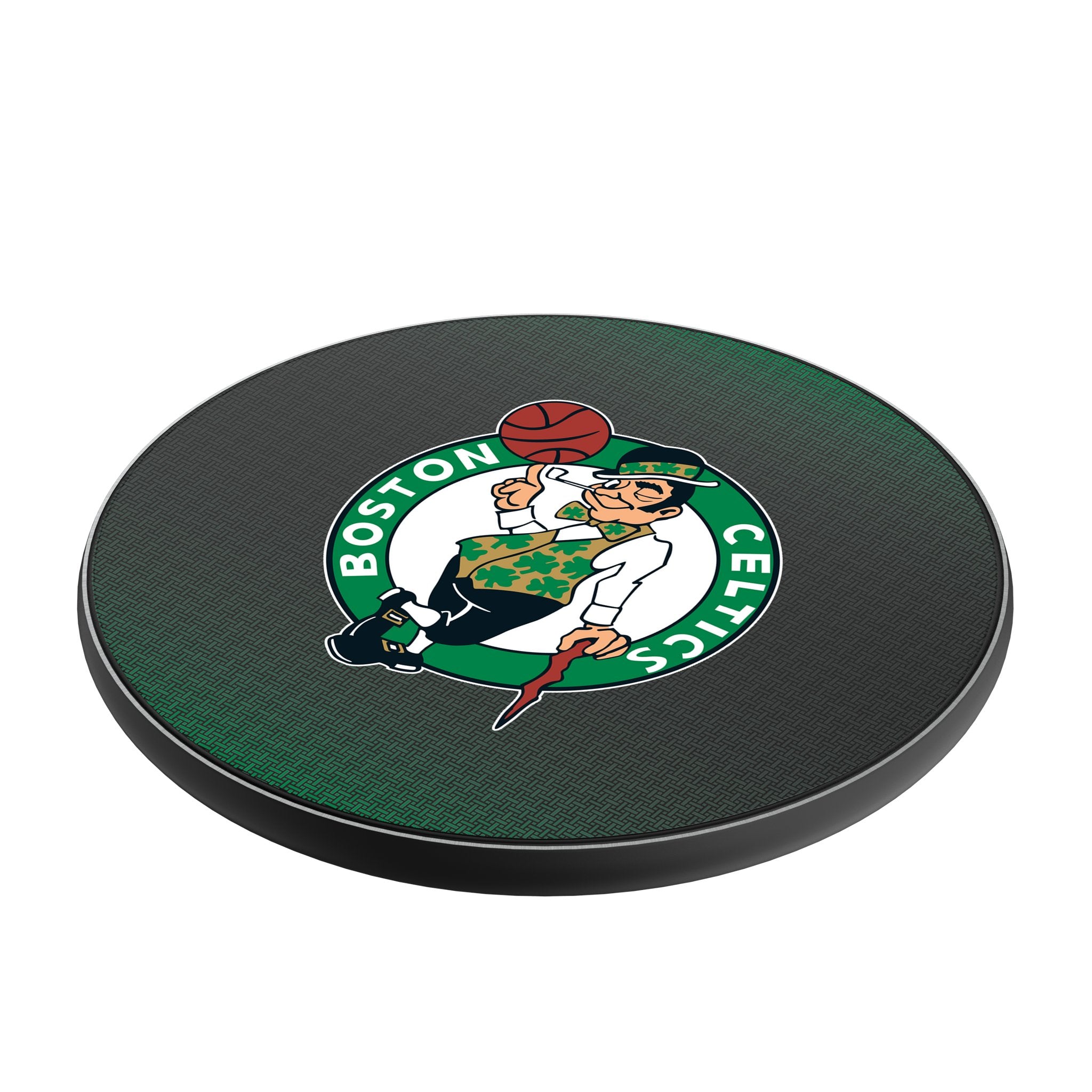 Boston Celtics 15W Fast Wireless Charger Pad - Qi-Certified for iPhone, Samsung, AirPods - Perfect for Home, Office & Car