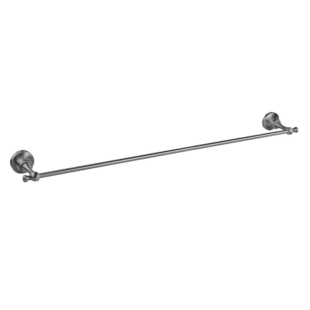 Abey Provincial 600mm Brushed Nickel Towel Rail - Premium Bathroom Heated Towel Warmer for Spa, Hotel & Luxury Home Use