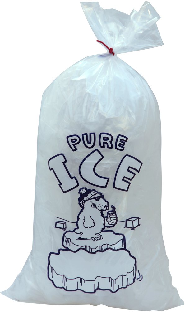 PURE ICE 10 lb Ice Bags - Case of 1000 (1000 Count) | Premium Quality Ice Bags for Commercial Use, Restaurants, Bars, and Catering Services