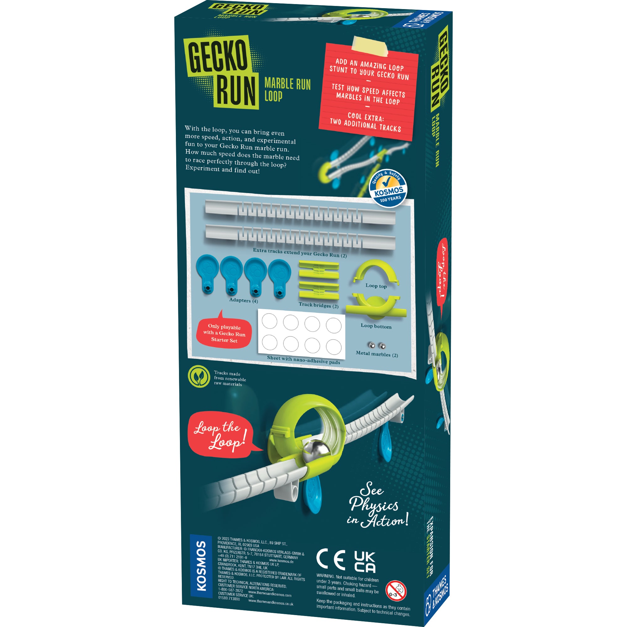 Gecko Run: Loop Expansion Pack - Fun Board Game Add-On for Family Game Nights & Kids' Party Activities