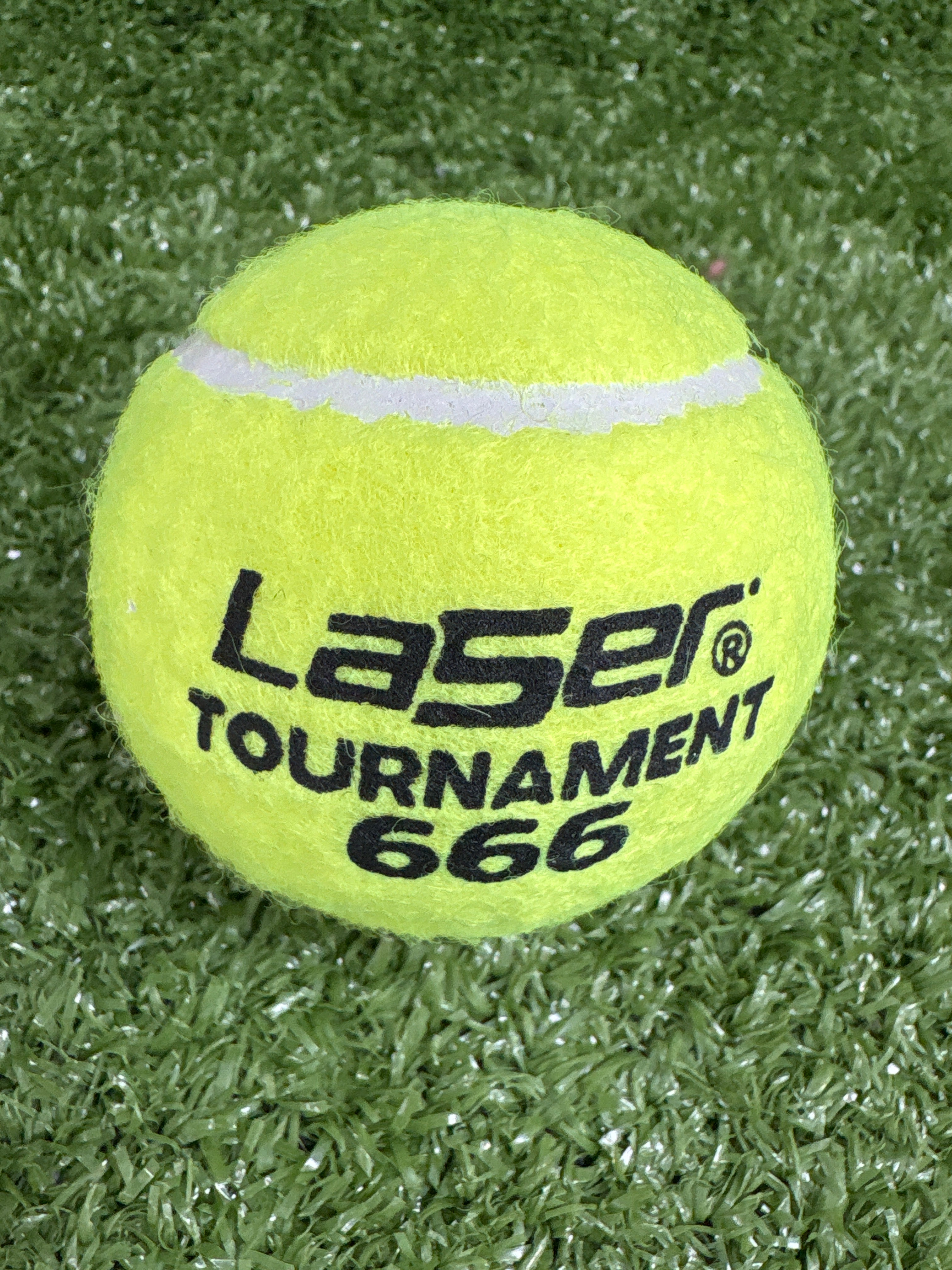 Laser Tournament 66 Yellow Super Light Cricket Tennis Balls - High Visibility Practice & Match Play for Indoor/Outdoor Sports