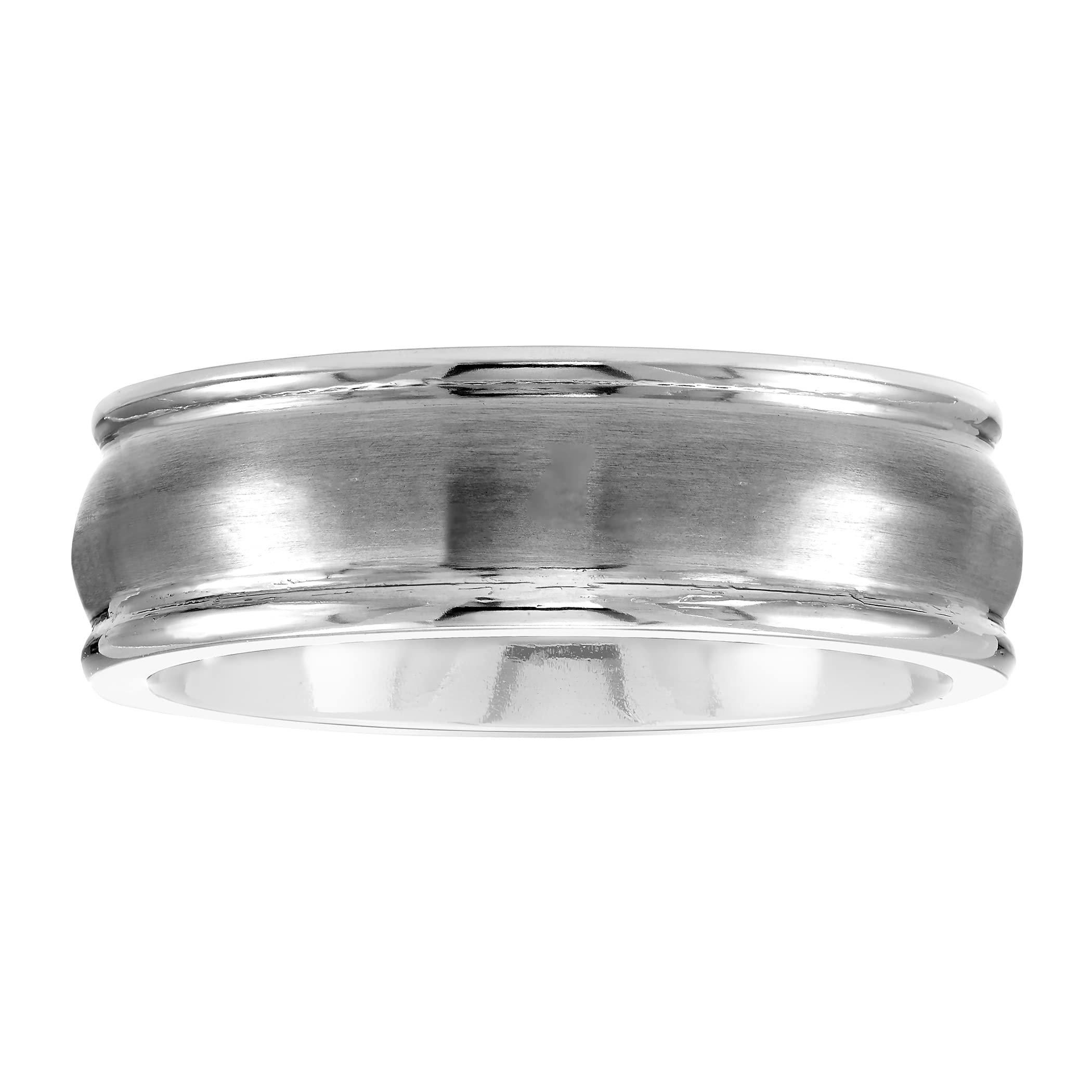 Boston Bay Diamonds Tantalum Comfort Fit Men's Wedding Band & Fashion Ring - 7mm & 8mm Width Options - Durable & Hypoallergenic - Perfect for Everyday Wear, Anniversaries & Special Occasions