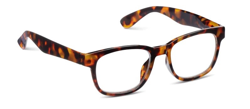 Peepers Kent Reading Glasses - Tortoise Shell Frame for Men & Women - Lightweight & Stylish Readers for Reading, Working, and Computer Use