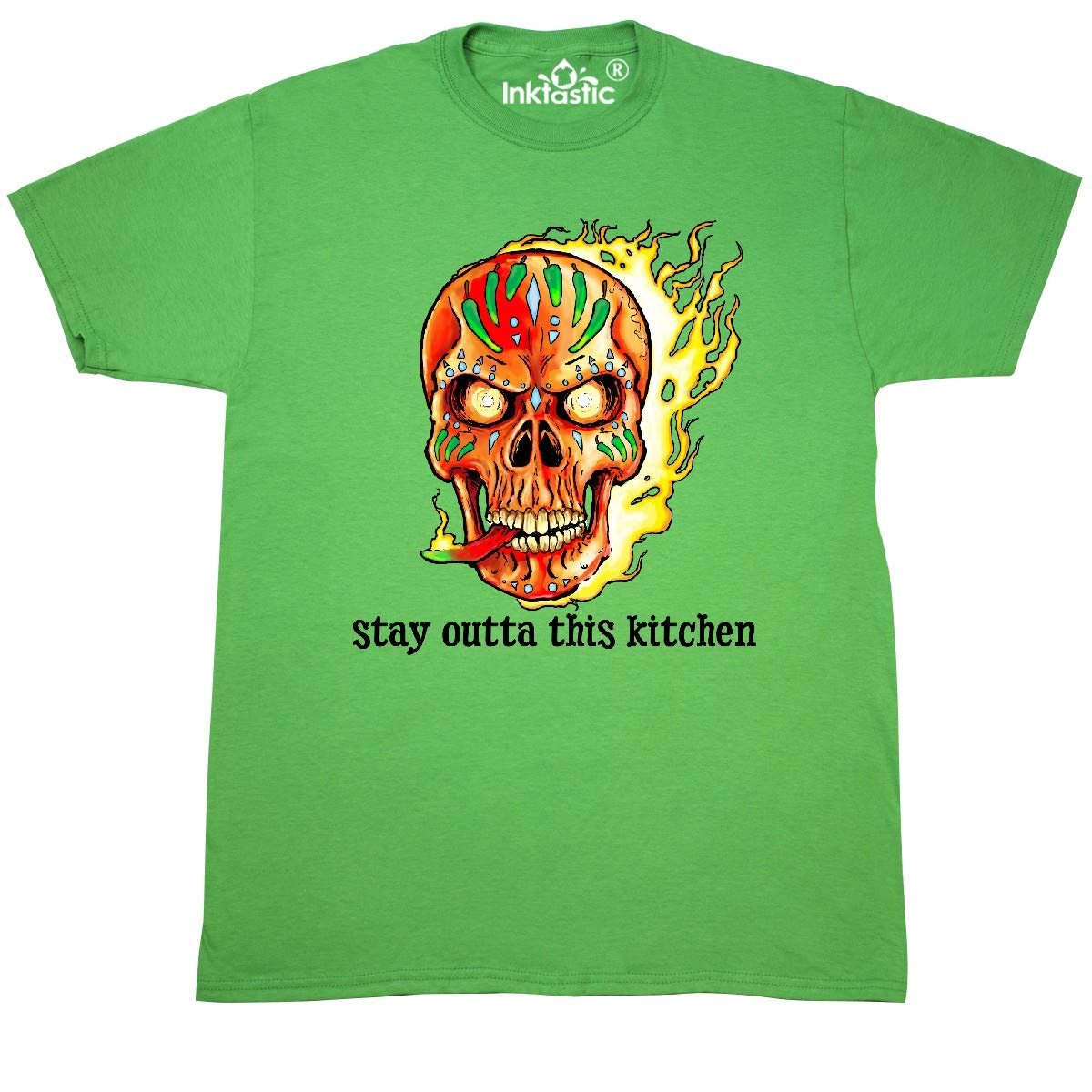 Inktastic Fire Skull 