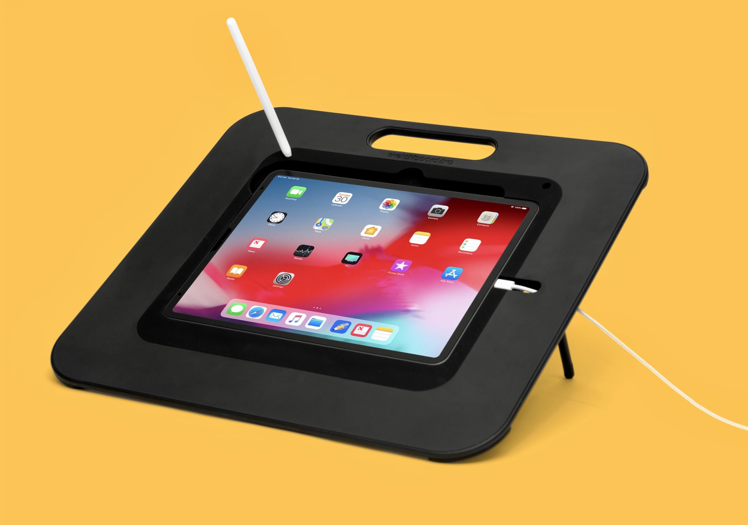 SKETCHBOARD PRO 2 iPad Drawing Stand - Adjustable Holder for iPad Pro 11-inch & Air 4th-5th Gen (Black) - Perfect for Digital Artists, Illustrators & Designers - Ideal for Studio, Home & On-the-Go Creative Work