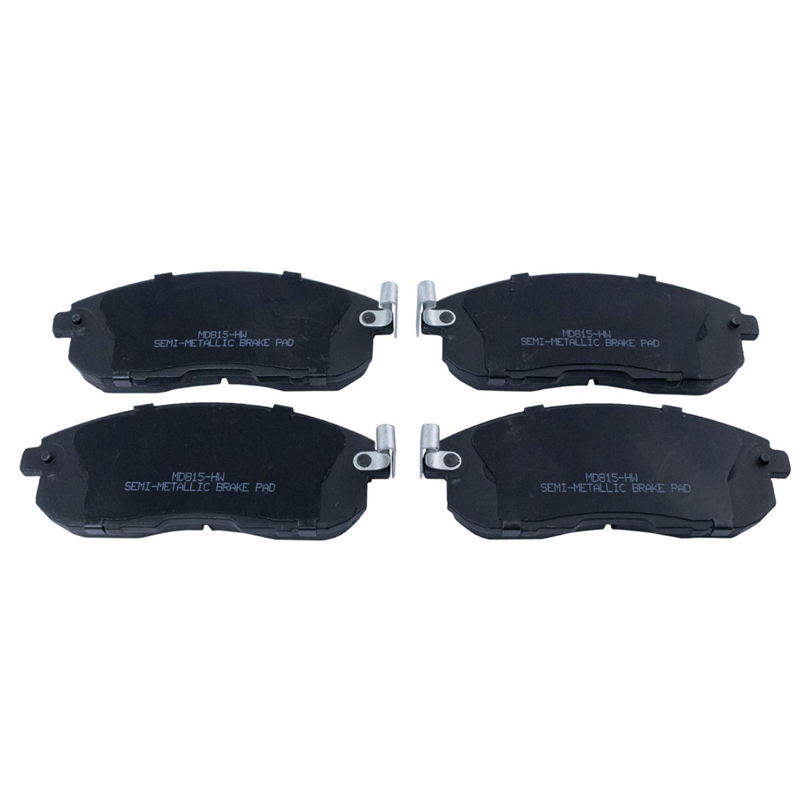 TRQ Front Brake Pad and Rotor Kit - Semi-Metallic Brake Pads & Rotors Compatible with 2007-2012 Nissan Sentra - Perfect for Daily Commuting and City Driving