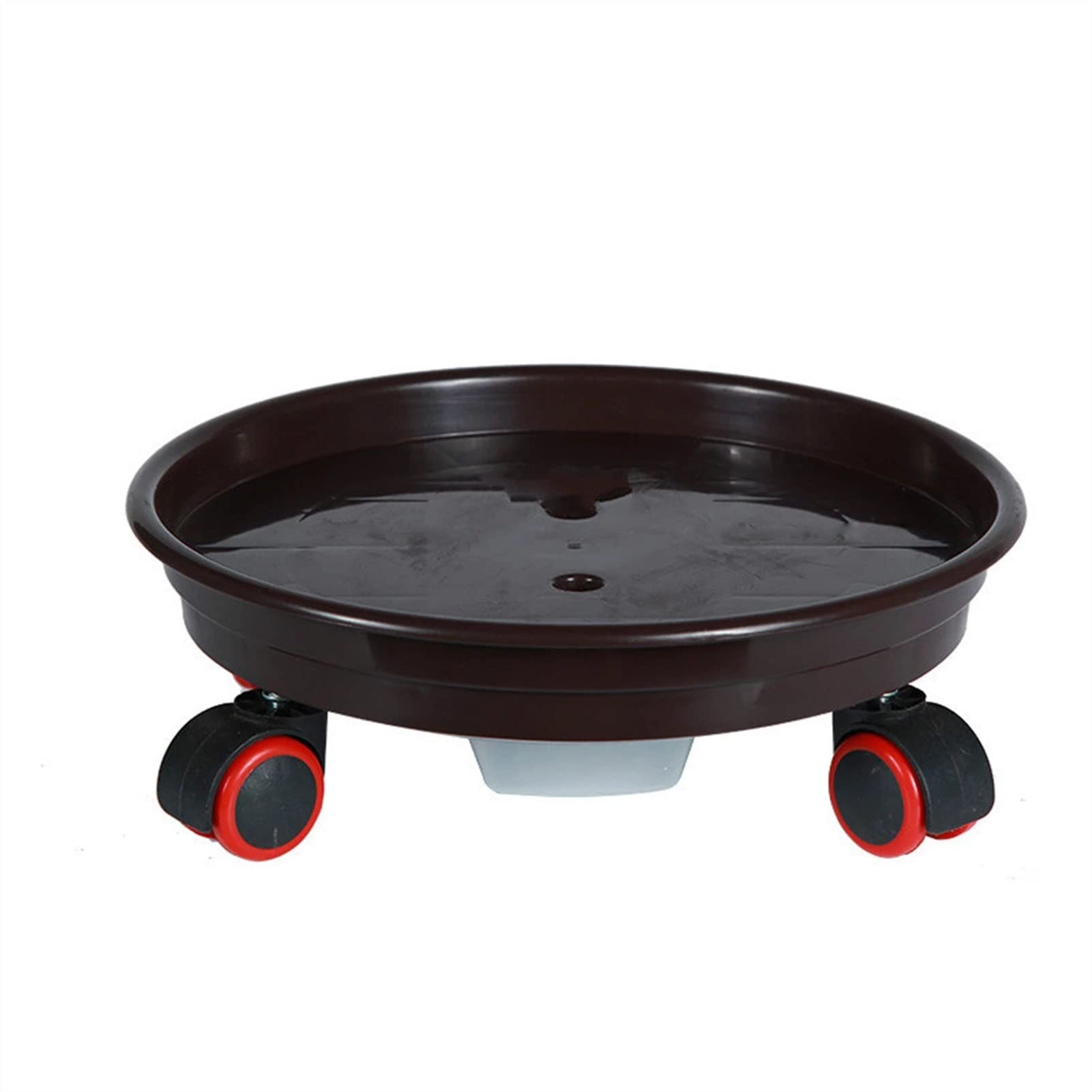 Heavy Duty Rolling Plant Stand with Universal Wheels - 26cm Movable Flower Pot Tray for Indoor/Outdoor Use - Perfect for Balcony, Garden & Household Surface Protection