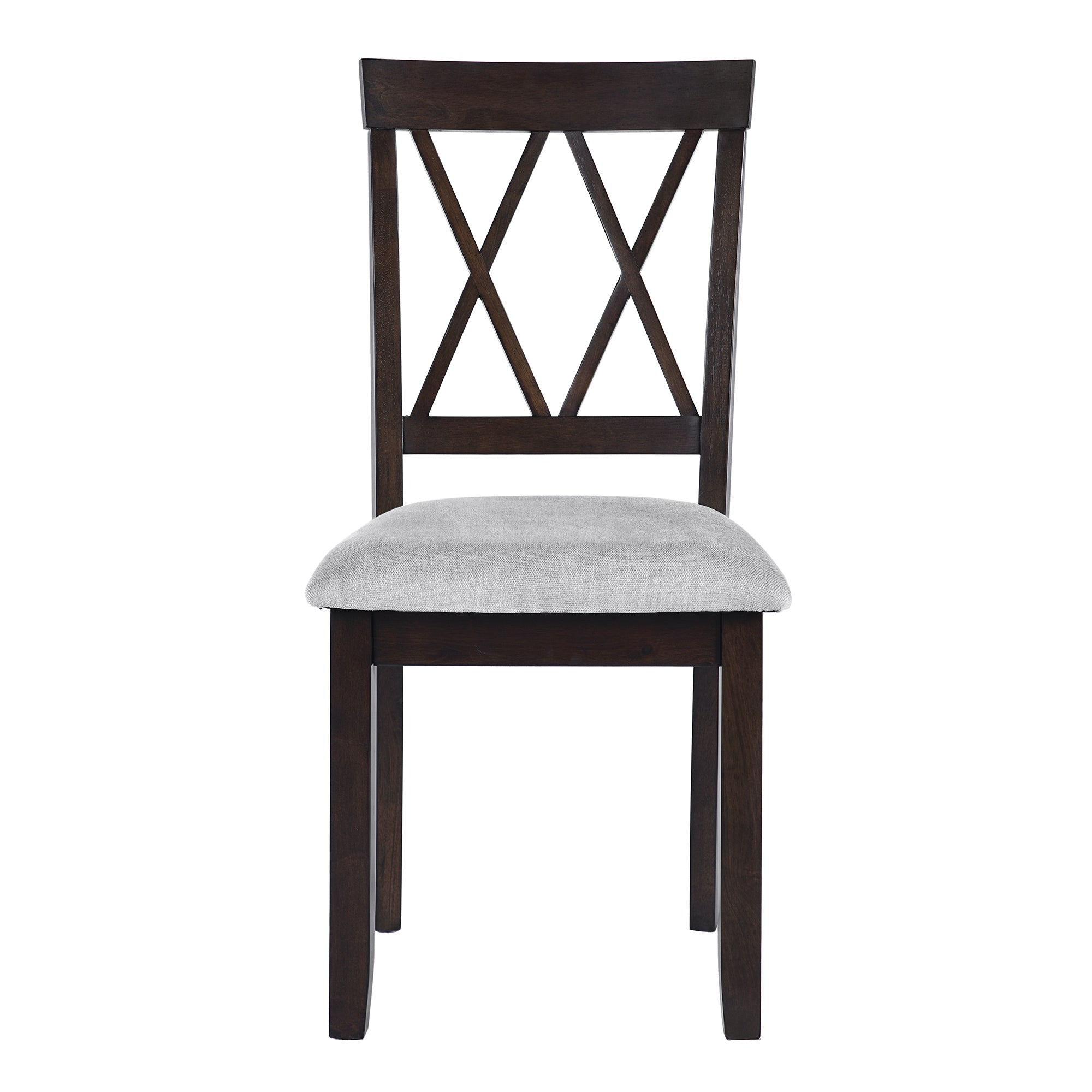Stylish Upholstered Fabric Dining Chairs Set of 2 - Solid Wood Legs & Padded Seat for Kitchen, Diner & Breakfast Nook - Perfect for Small Spaces & Home Decor
