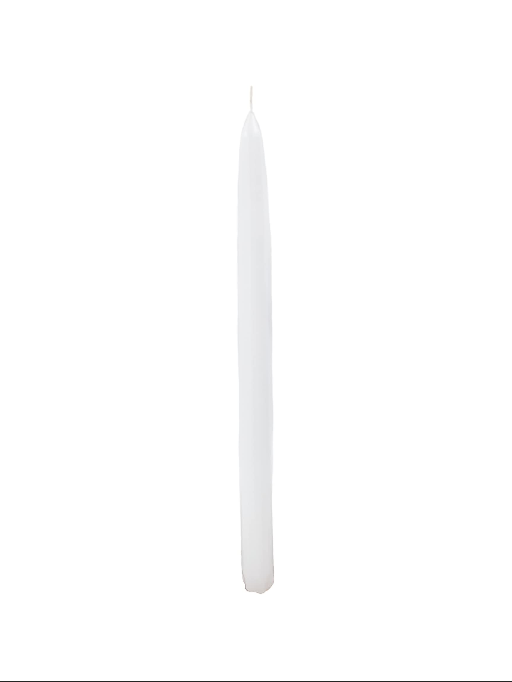 Premium 10 Inch White Taper Candles - Hand-Dipped Dripless & Smokeless Bulk Pack of 12 for Weddings, Dining, Church & Holiday Decorations - Elegant Unscented Candlesticks for Romantic Dinners & Special Events