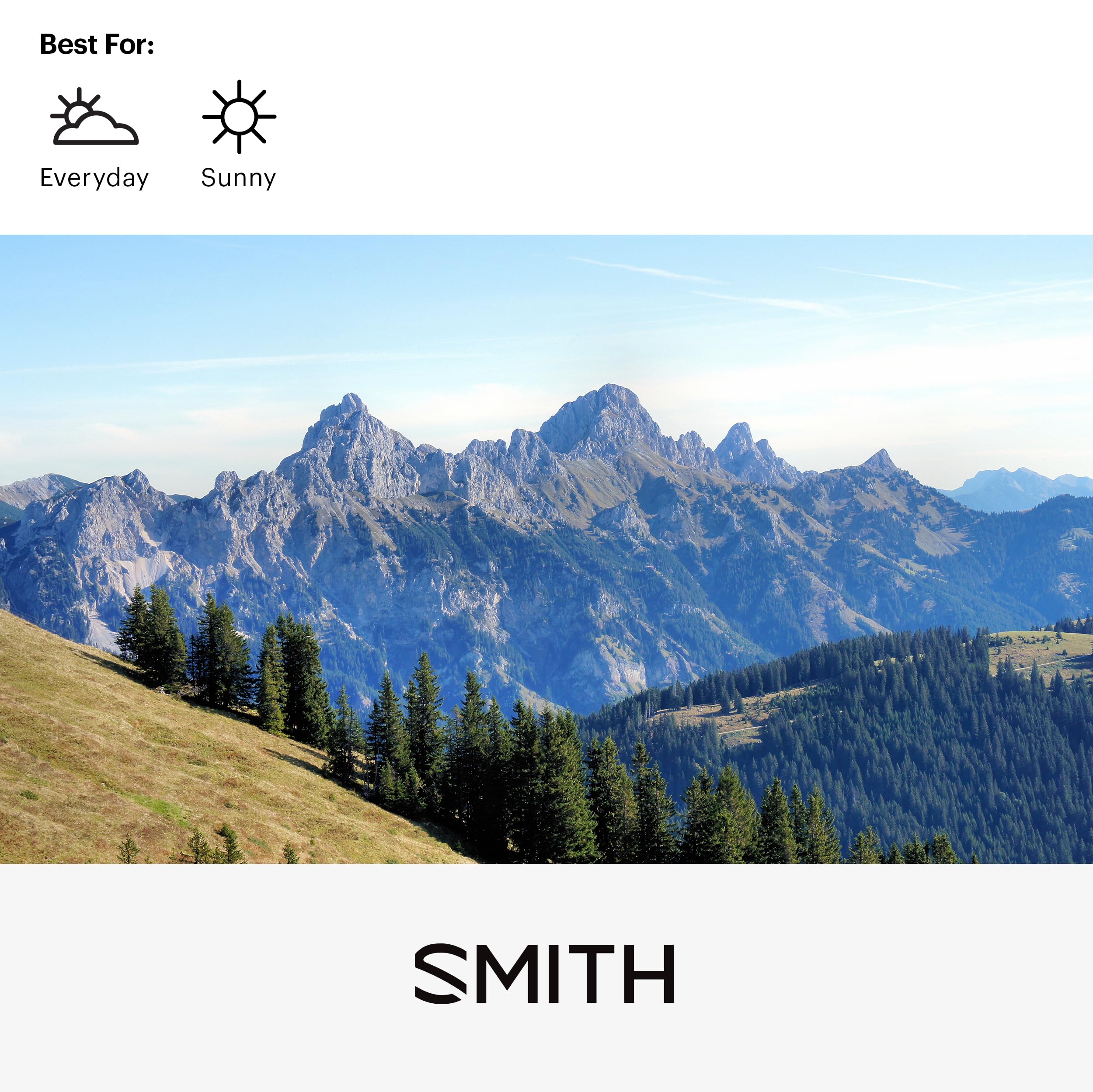 Smith Lowdown Slim 2 Polarized Sunglasses for Men - UV Protection, Lightweight & Stylish - Perfect for Driving, Beach & Outdoor Activities