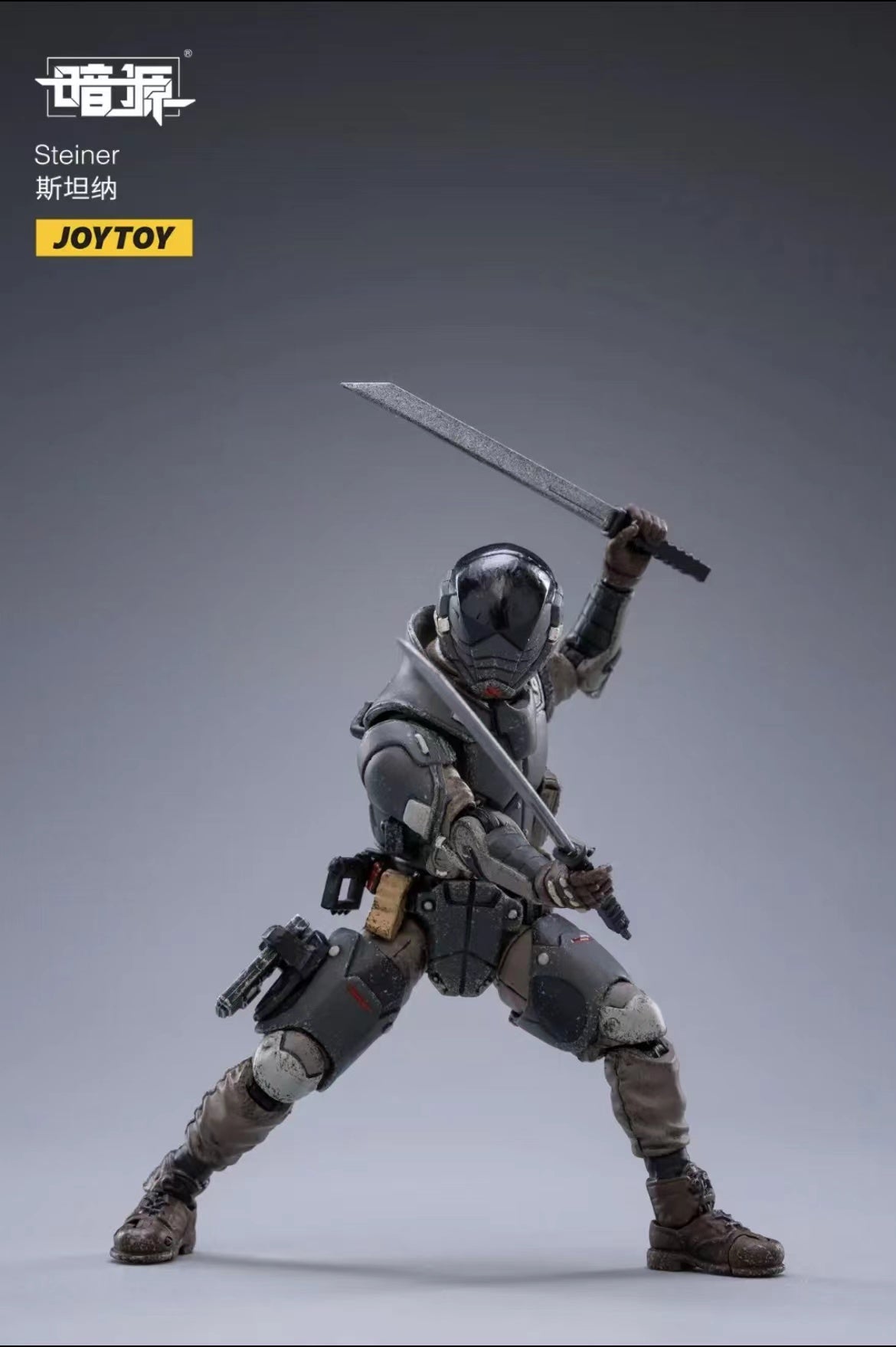 JOYTOY 1/18 Scale Dark Source Action Figure Set (3PCS) - Collectible Military Character Models for Display & Diorama Scenes