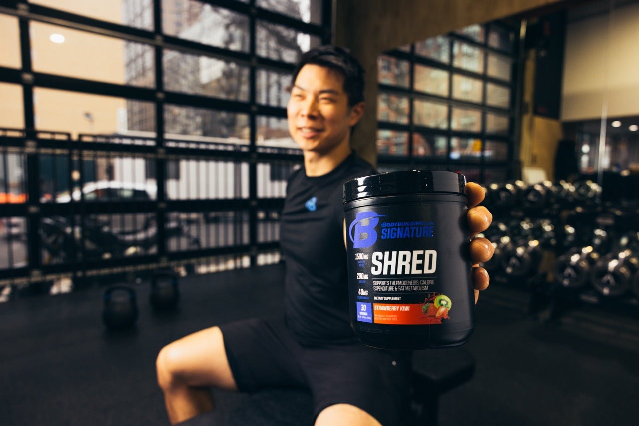 Bodybuilding.com Signature Shred - Premium Fat Burner & Weight Loss Supplement for Men & Women | Boost Energy & Metabolism | Ideal for Gym, Workout & Fitness Goals