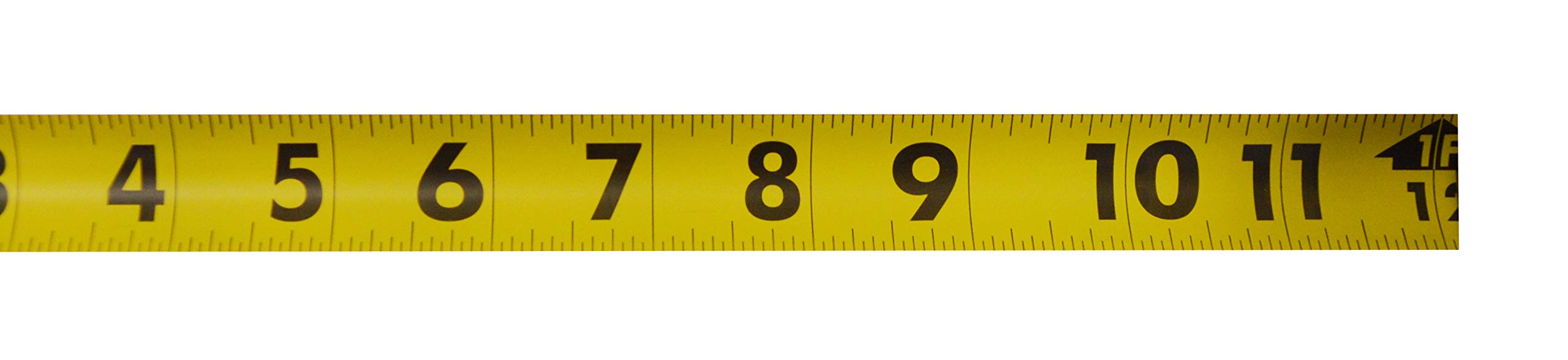 Johnson Level & Tool 1805-0025 25-Foot Power Tape Measure - Heavy Duty Black/Yellow Construction Tape - Perfect for Job Sites, DIY Projects & Home Renovations