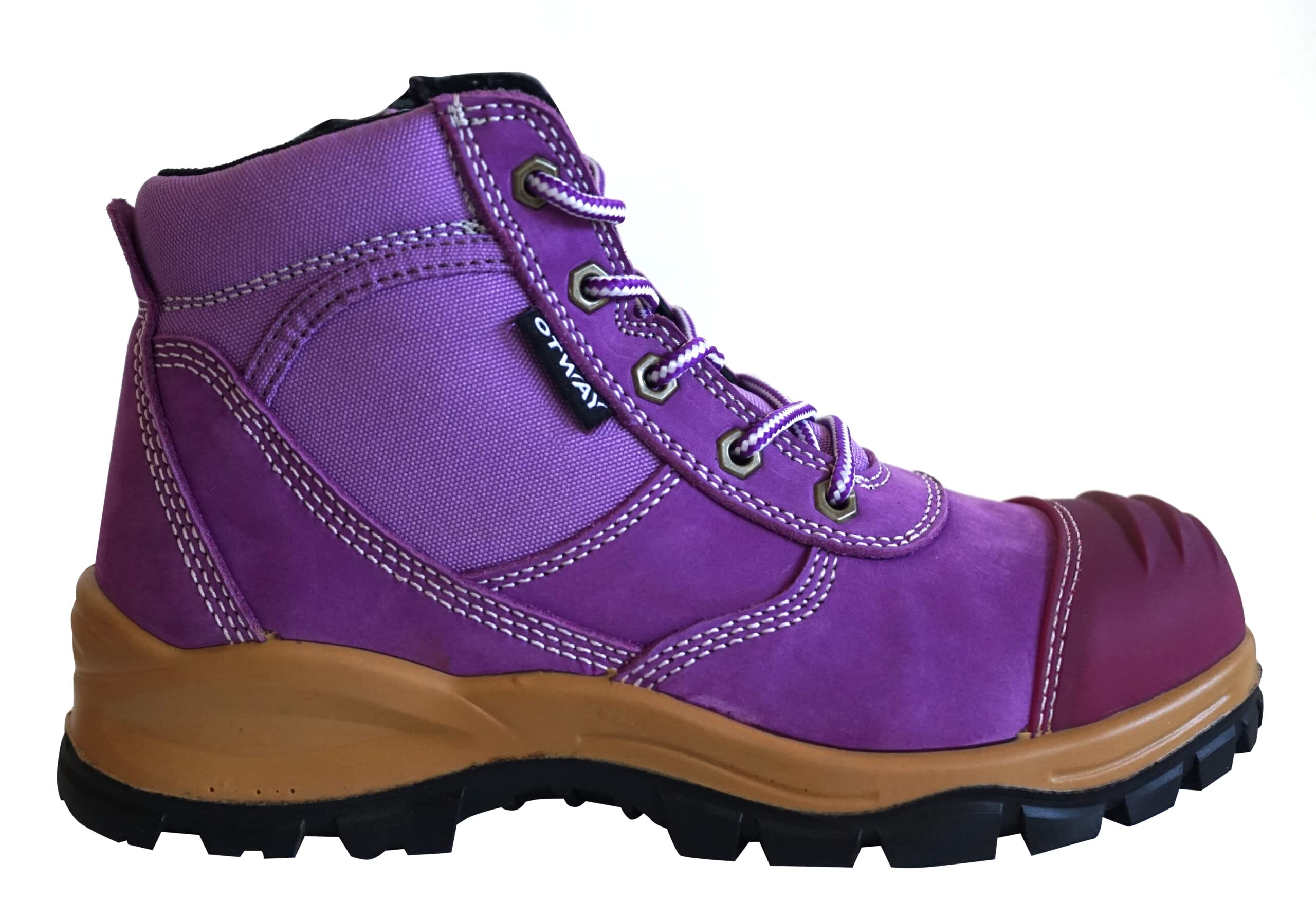 Otway Women's Safety Boots - Steel Toe Work Boots for Construction, Hiking & Outdoor Activities - Non-Slip, Waterproof & Comfortable Work Shoes for Women