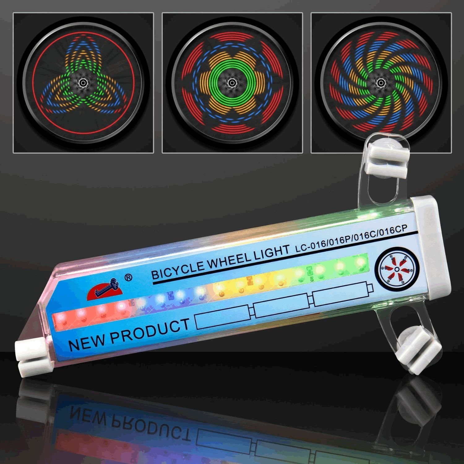 LED Bike Wheel Lights - Colorful Kaleidoscope Tire Lights for Night Cycling Safety & Fun - Perfect for Biking, Commuting, and Outdoor Adventures