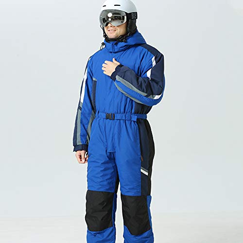 **Men's & Women's One-Piece Ski Suit - Adjustable Waterproof Snowsuit for Winter Sports | Perfect for Skiing, Snowboarding & Cold Weather Adventures**