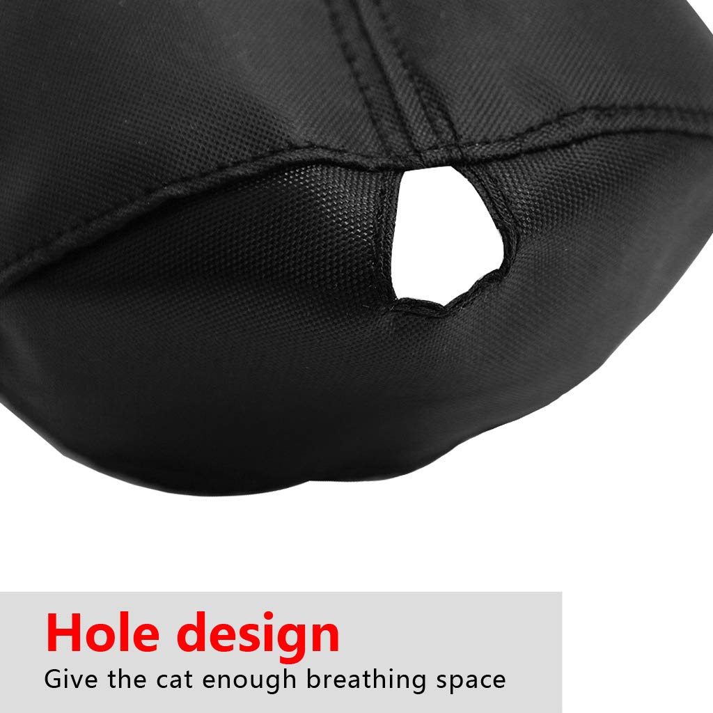 Beikal Cat Muzzle for Grooming - Soft Nylon Face Cover for Cats - Prevent Scratching & Biting - Professional Pet Grooming Tool (Medium Size) - Perfect for Vet Visits, Nail Trimming & Bath Time