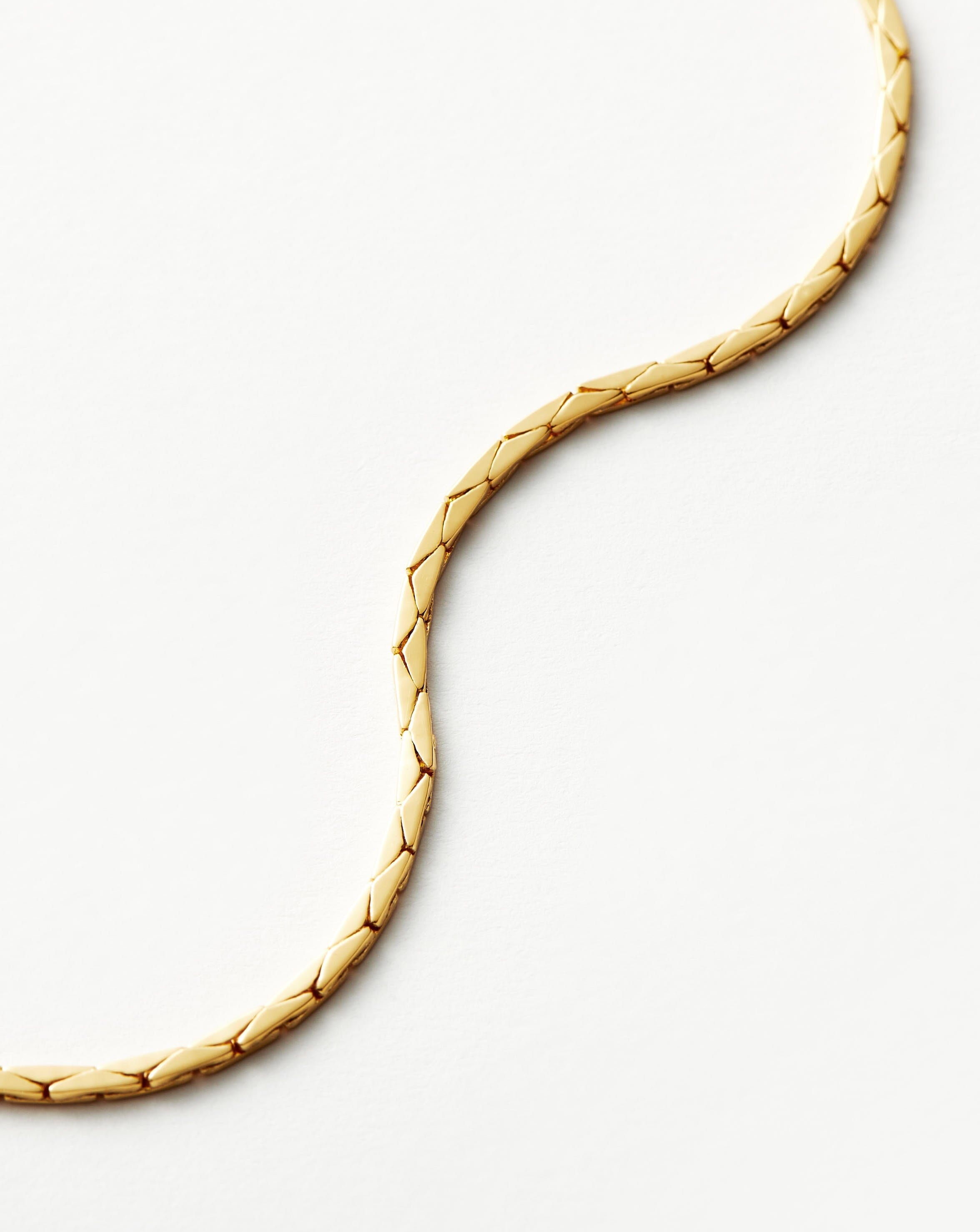 Lucy Williams Cobra Snake Chain Anklet - 18k Gold Plated Adjustable Ankle Bracelet for Women | Perfect for Beach, Party & Summer Outfits