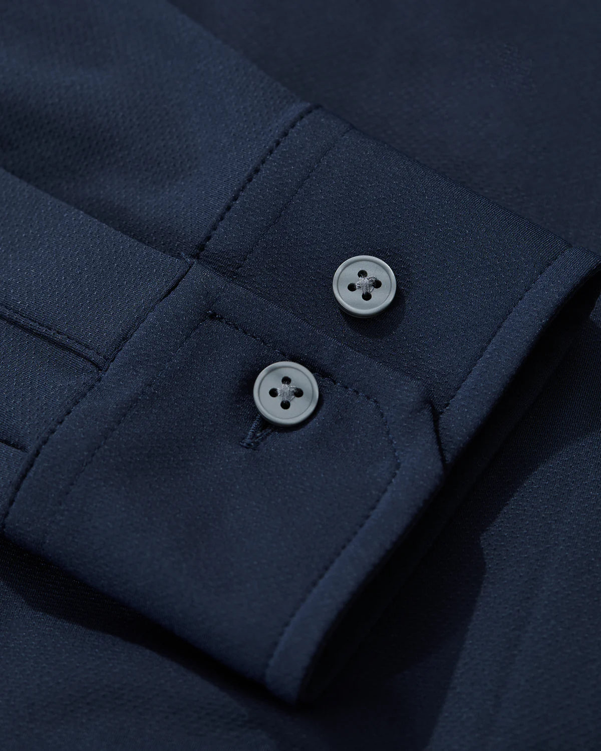 Rhone Men's Commuter Classic Fit Sport Shirt - Moisture Wicking, Stretch Fabric, True Navy Blue - Perfect for Workouts, Golf & Casual Wear