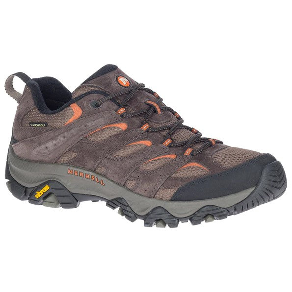 Merrell Moab 3 WP Waterproof Hiking Boots for Men - Durable Outdoor Shoes for Trail Walking, Backpacking & Mountain Climbing