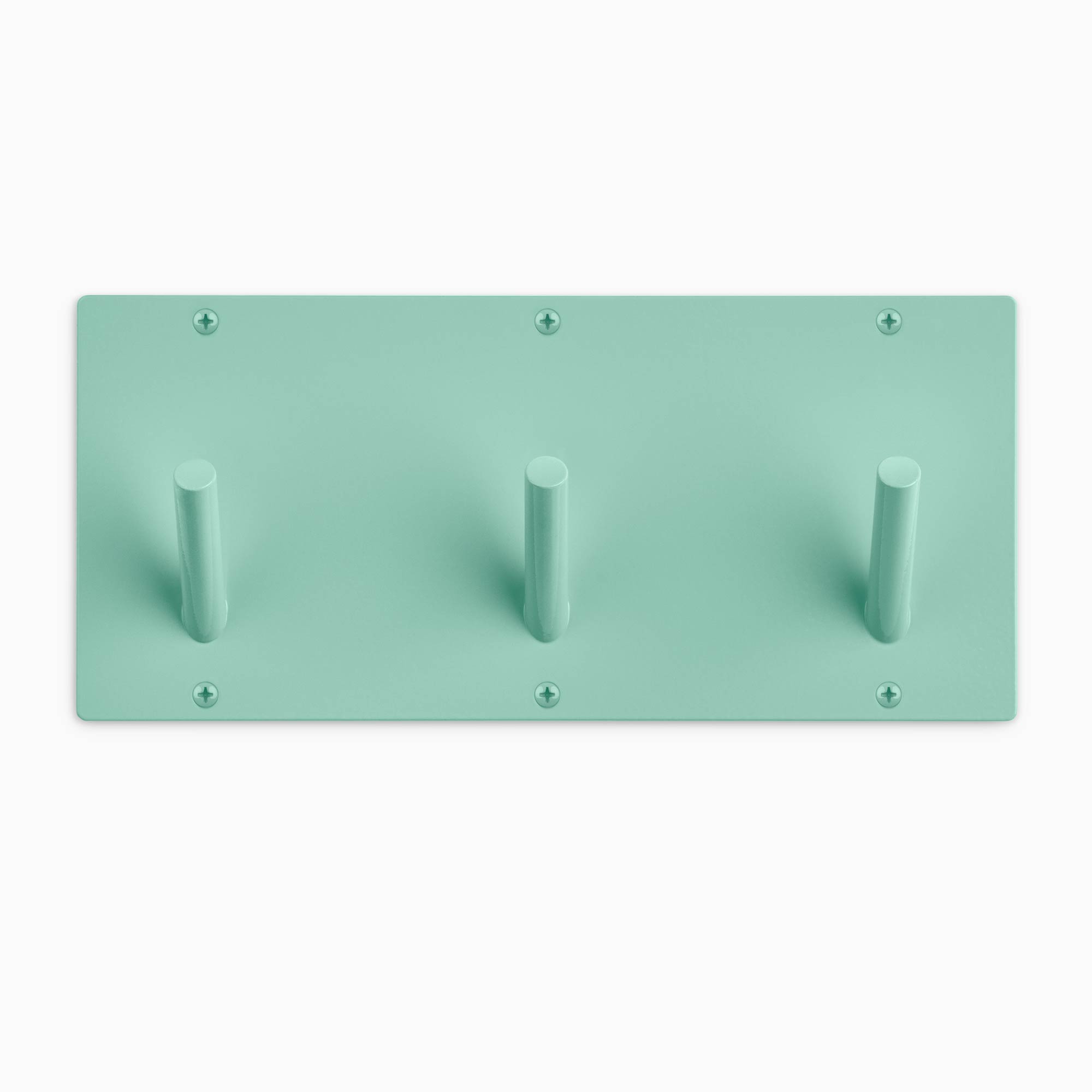 Peggy Square 3 Wall Hook - Rustic Decorative Hooks for Hanging Coats, Hats & Towels - Perfect for Entryway, Bathroom & Bedroom Organization