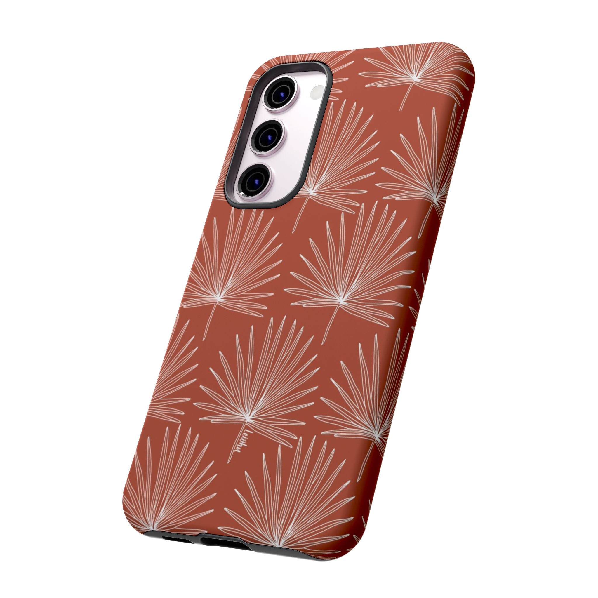 Samsung Galaxy Phone Case with Fan Palm Design - Durable Protective Cover for Everyday Use, Travel & Outdoor Activities