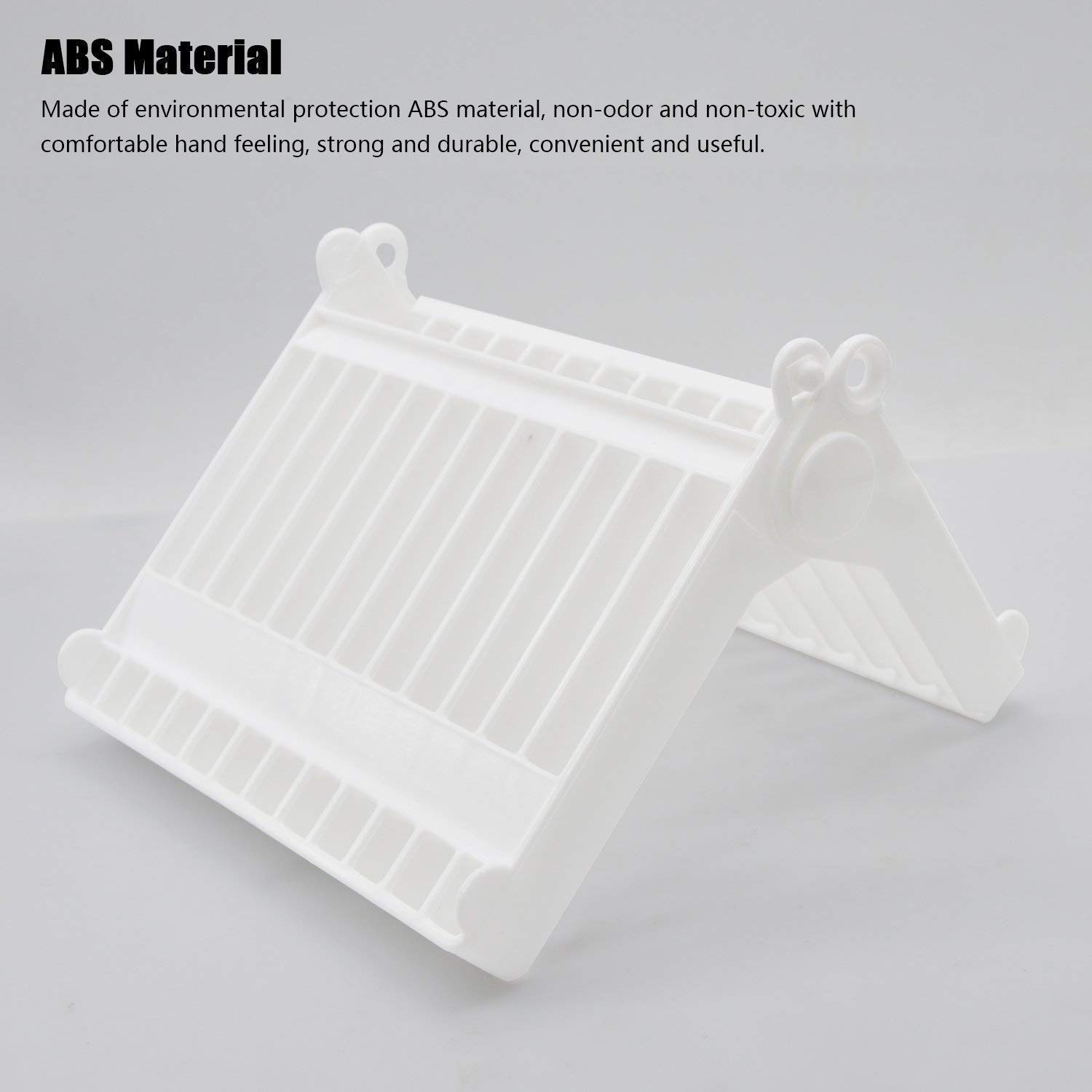 12-Slot Foldable Dish Rack - Space-Saving Kitchen Drainer for Dishes & Utensils
