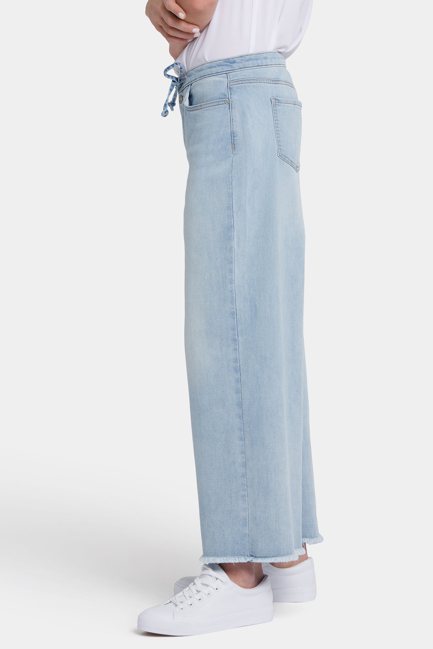 Cindi Relaxed Wide Leg Ankle Jeans for Women - High Waist Stretch Denim Pants - Comfortable Casual Jeans for Everyday Wear (Santiago Sea) | Perfect for Office, Travel & Weekend Outings