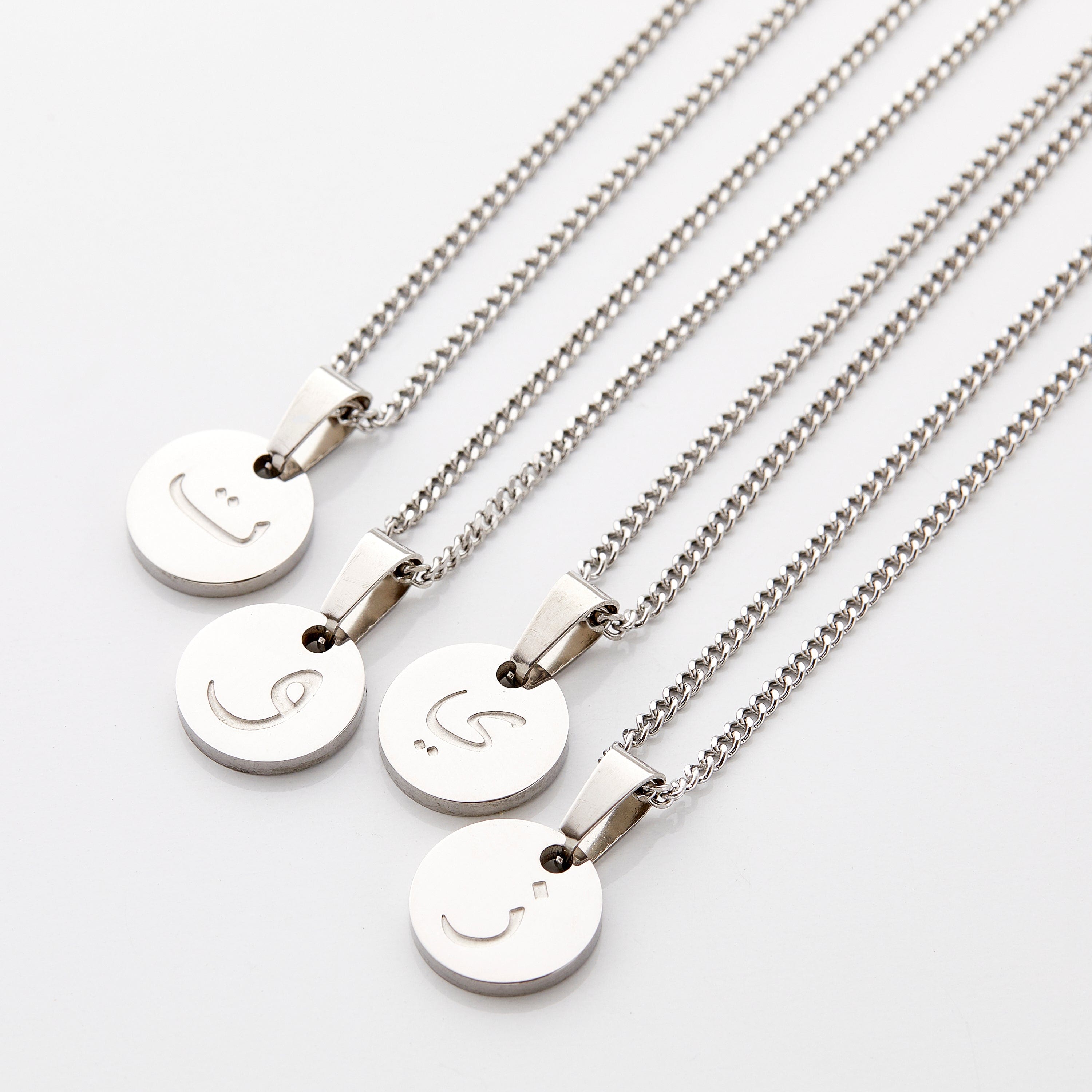 Arabic Letter Necklace for Boys - Personalized Name Jewelry Gift for Kids & Teens - Perfect for Birthdays, School Events & Special Occasions
