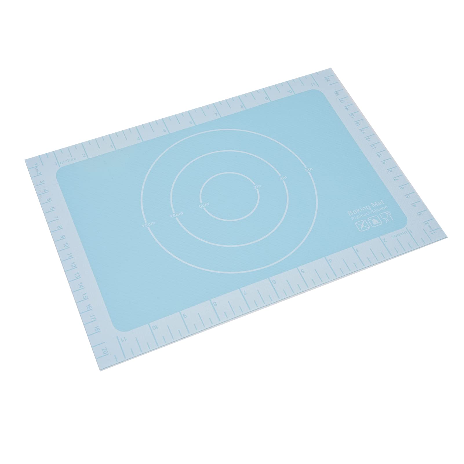 Non-Stick Silicone Macaron Baking Mats - Heat Resistant, Scratch Proof & Flexible for Perfect Macarons, Cookies & Bread - 7 Pin D6 Plug (Blue) - Ideal for Home Baking, Pastry Making & Professional Kitchen Use