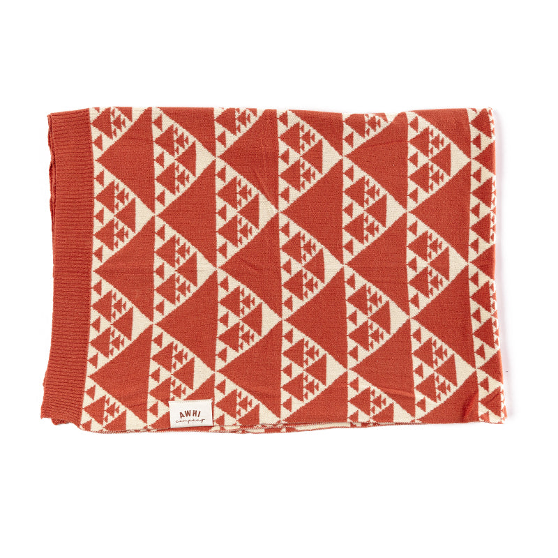 Hononga Cozy Knitted Blanket - Soft & Warm Handmade Throw for Home, Bed, Couch - Perfect for Gifts, Winter Nights & Relaxation | Awhi Company