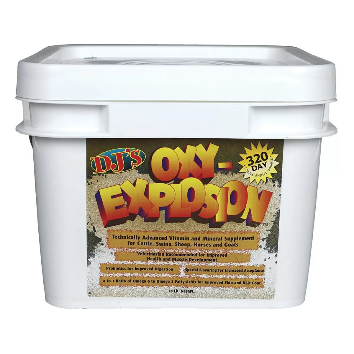 DJ's Oxy Explosion 10 lb Pail - Professional Oxygen Cleaner for Deep Stain Removal - Perfect for Laundry, Carpet Cleaning & Household Use
