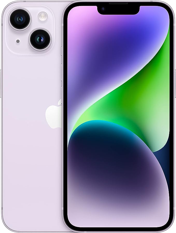 Refurbished iPhone 14 - Certified Pre-Owned Smartphone with VAT Included | Perfect for Travel, Business & Everyday Use