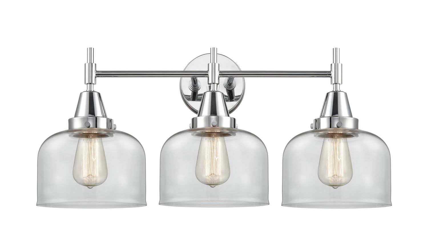 Innovations 447-3W-PC-G72-LED Chrome Finish Transitional LED Bathroom Vanity Light - Perfect for Modern Bathrooms, Powder Rooms & Spa-Like Retreats