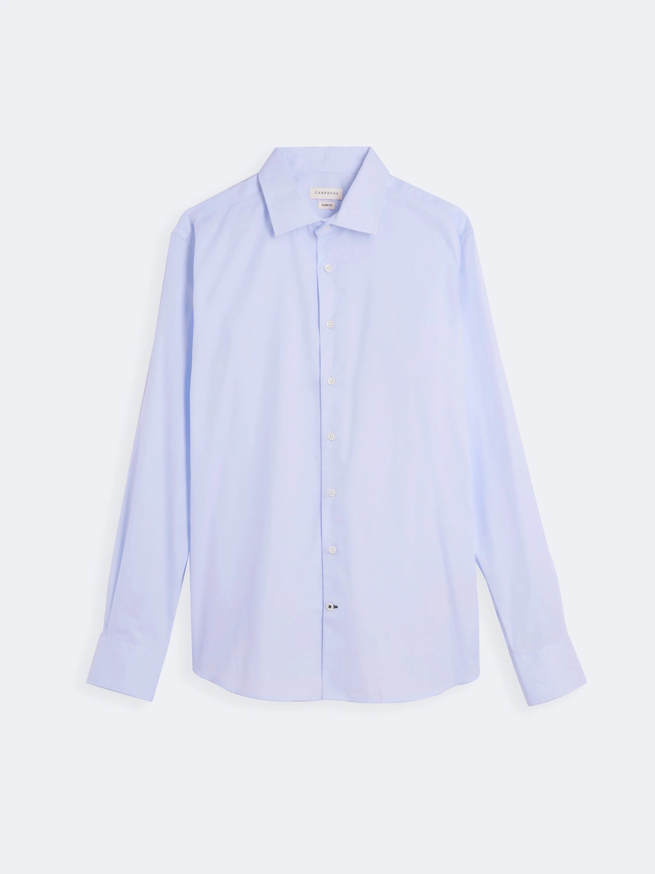 Premium Slim Fit Dress Shirt for Men - Classic Blue Formal Business Shirt - Office Wear & Special Occasions