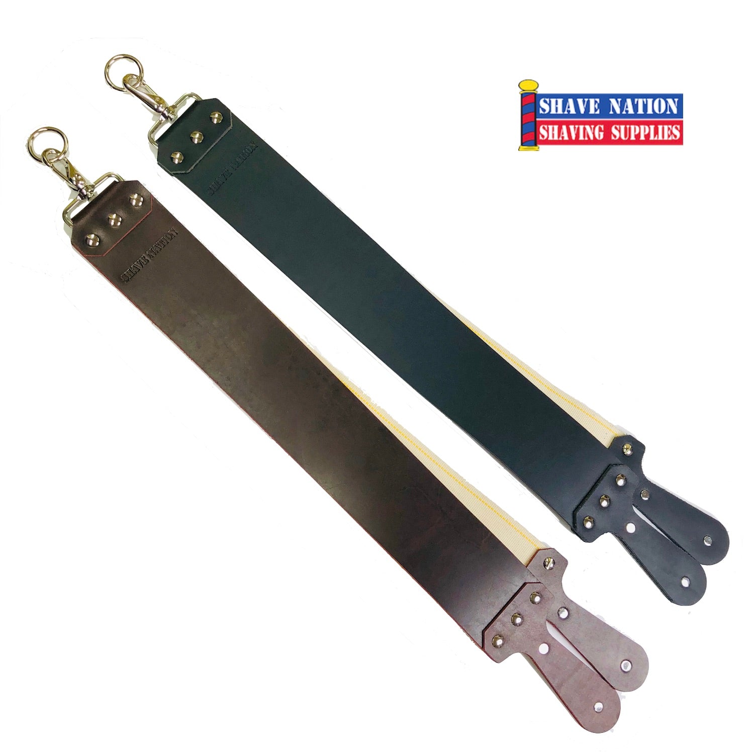 Premium 3 Inch Latigo Leather Razor Strop for Straight Razors - Professional Barber Grade Honing & Stropping Tool - Perfect for Home Shaving & Barber Shop Use