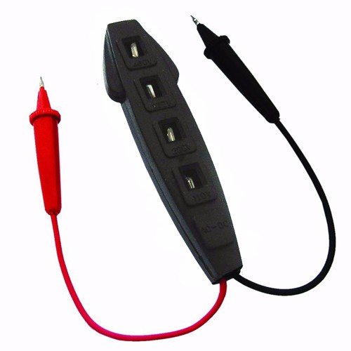 Wideskall® 110-460 Volts 4 Way Circuit Tester - Electrical Outlet Voltage Tester for Home & Industrial Use - Perfect for Electricians, DIY Projects, and Safety Checks