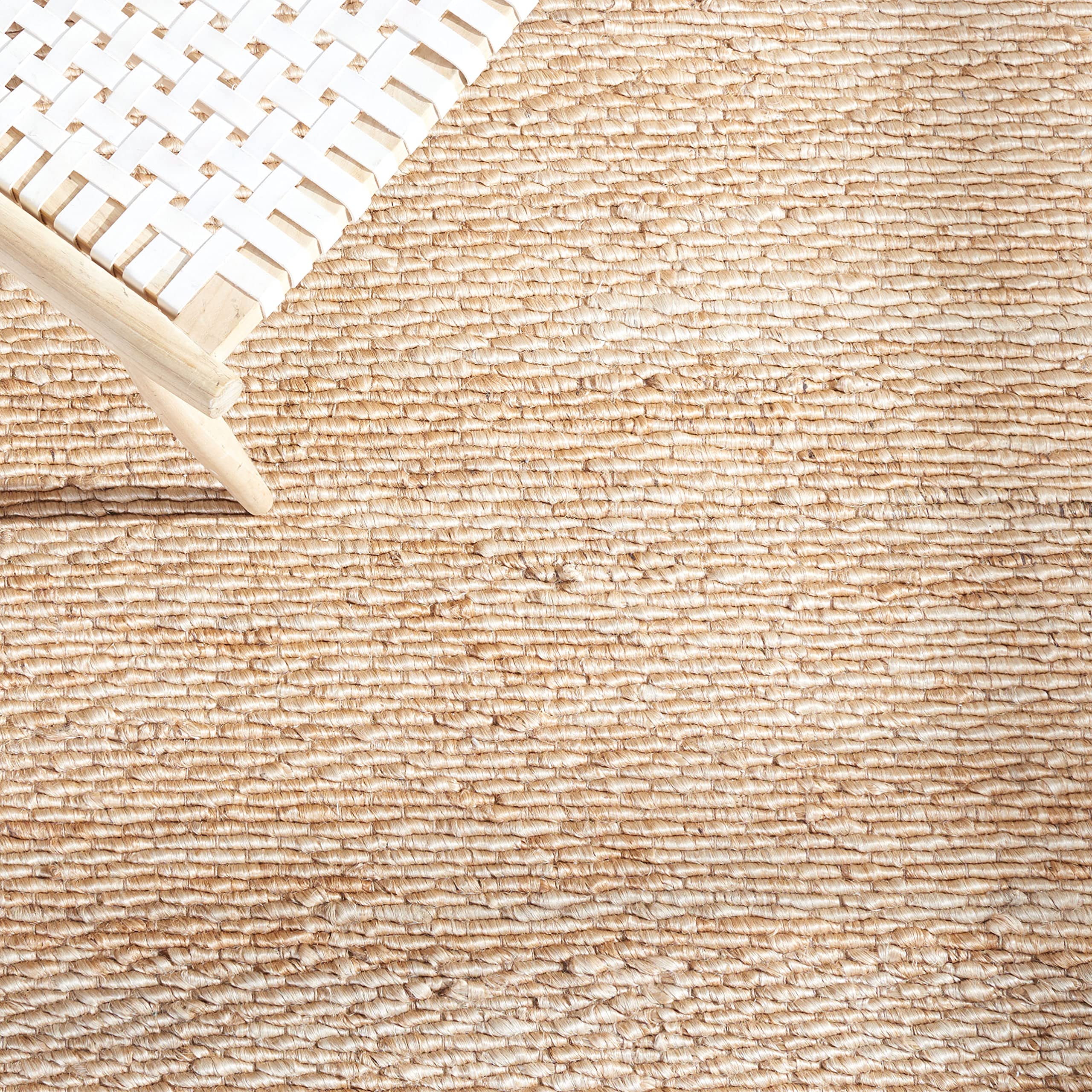 SAFAVIEH Handmade Natural Jute Area Rug 6' x 9' - Farmhouse Style, Durable & Eco-Friendly for High Traffic Areas - Perfect for Living Room, Bedroom, Dining Room & Home Decor