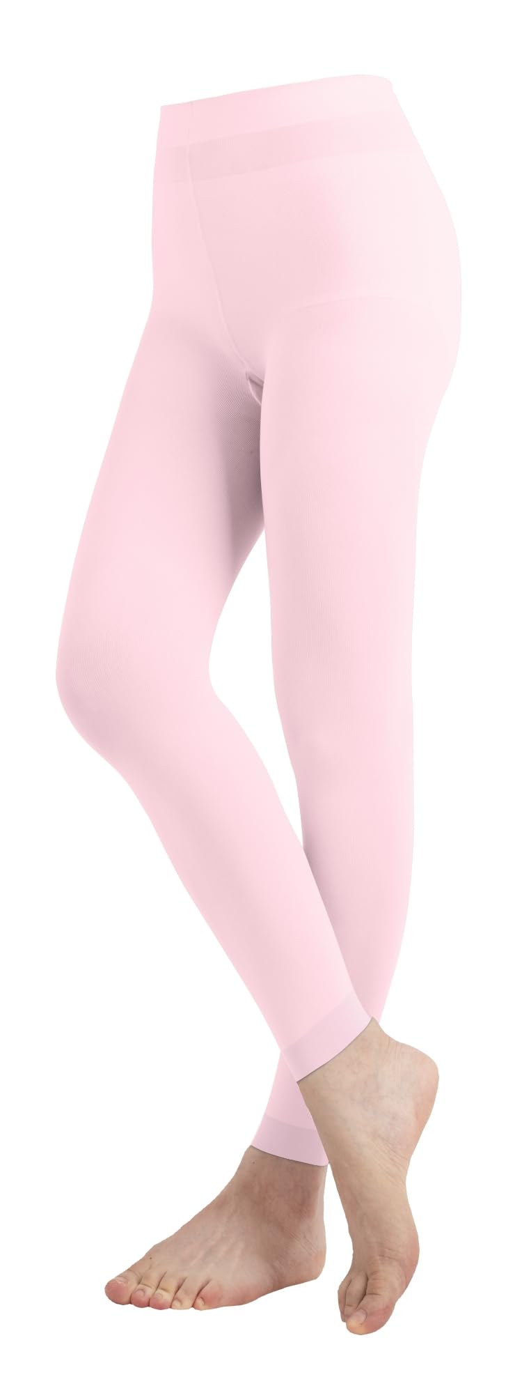 EMEM Apparel Women's Solid Color Opaque Microfiber Footless Tights - Perfect for Yoga, Workout & Everyday Wear