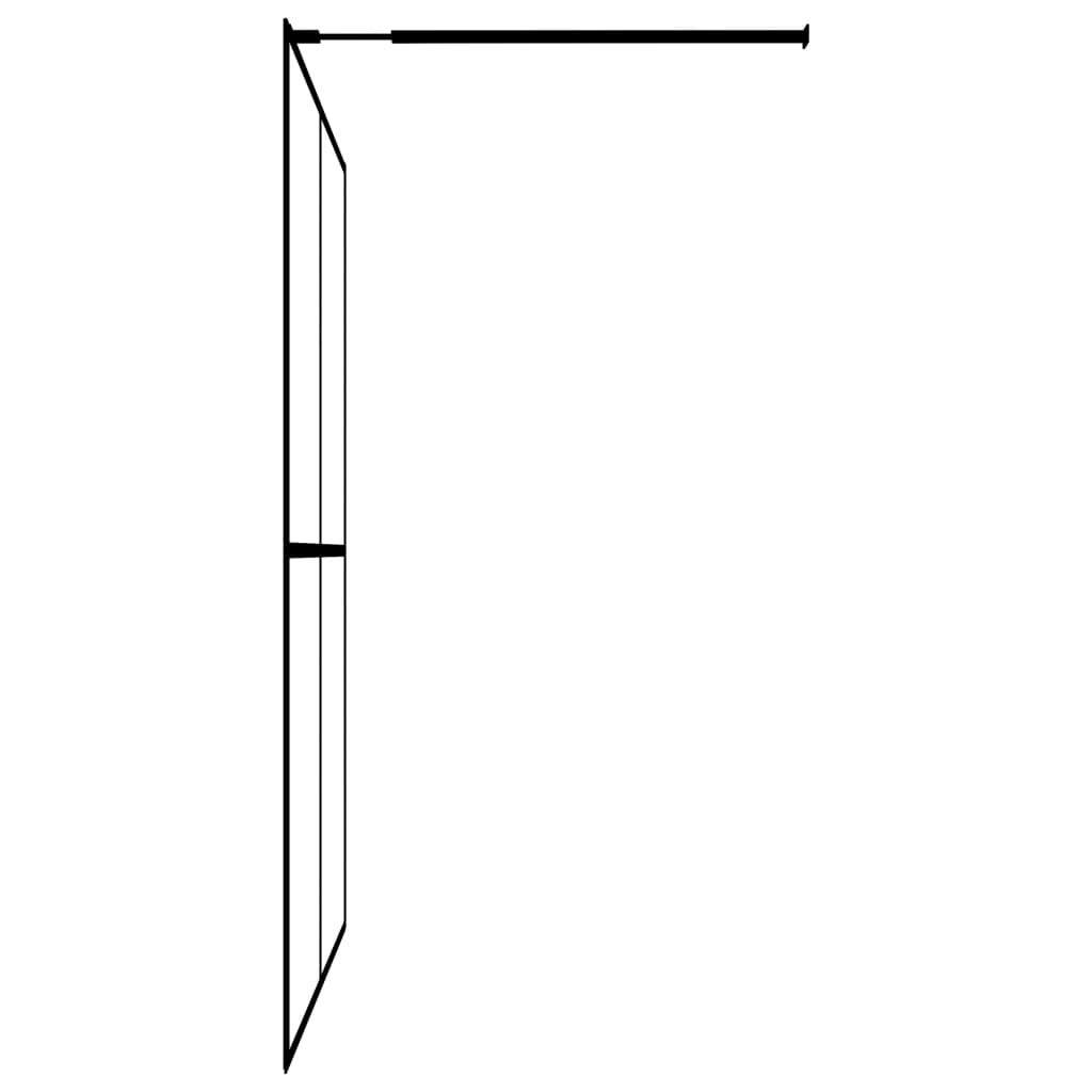 Modern Fixed Walk-in Shower Single Panel Bathroom Door - 39.4x76.8 Inch Tempered ESG Glass with Aluminum Frame - Waterproof Shower Screen Partition for Bathroom & Spa - Perfect for Home Renovation and Luxury Bath Spaces