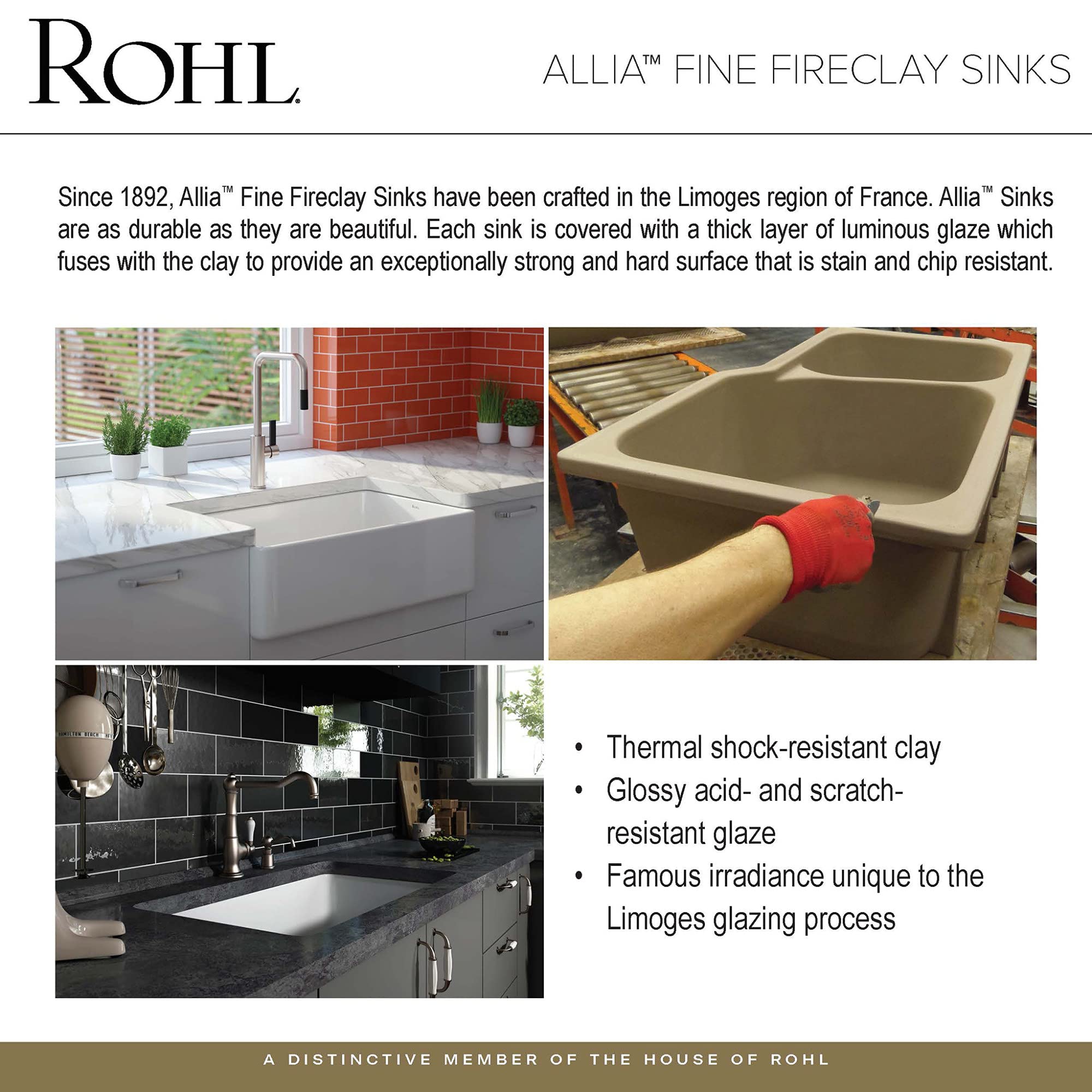 Rohl AL3620AF163 Matte Black Kitchen Faucet with Pull-Down Sprayer - Modern High Arc Design for Easy Cleaning, Perfect for Farmhouse & Contemporary Kitchens