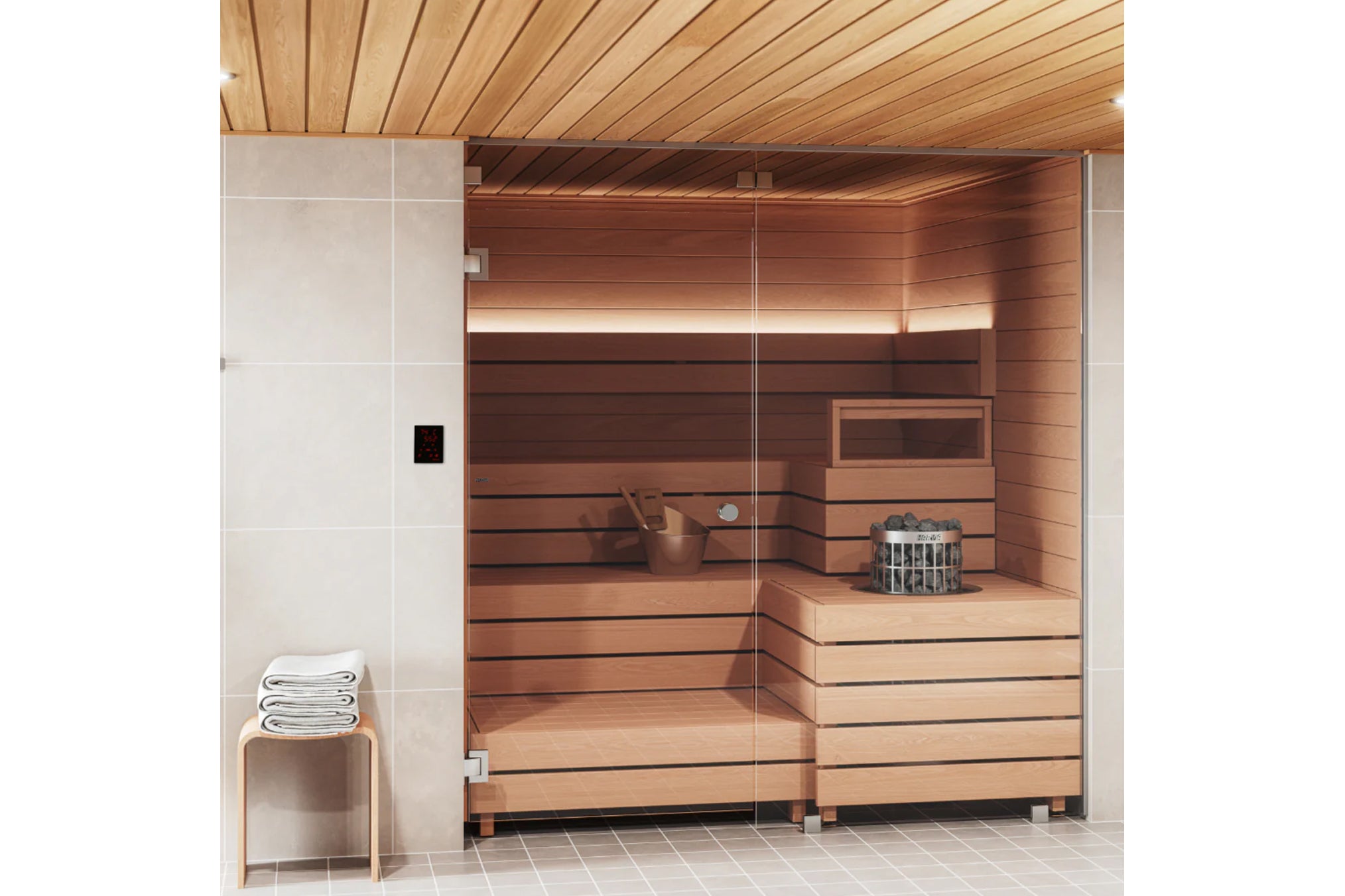 Harvia Cilindro Electric Sauna Heater - Premium Home Spa & Wellness Solution for Relaxation & Detox