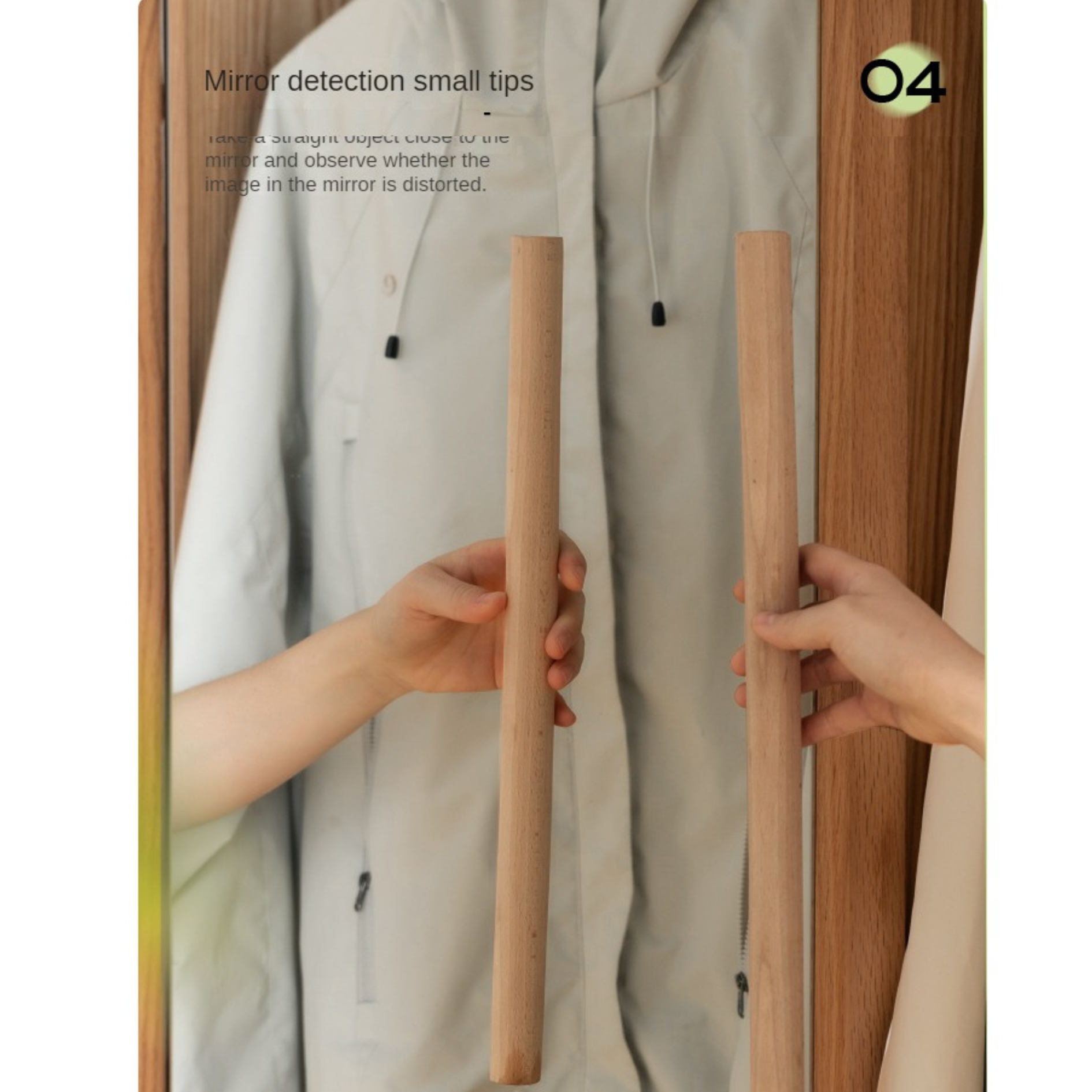 Solid Oak Wood Mirror Entryway Cabinet - Stylish & Durable Hallway Storage with Mirror for Home Decor