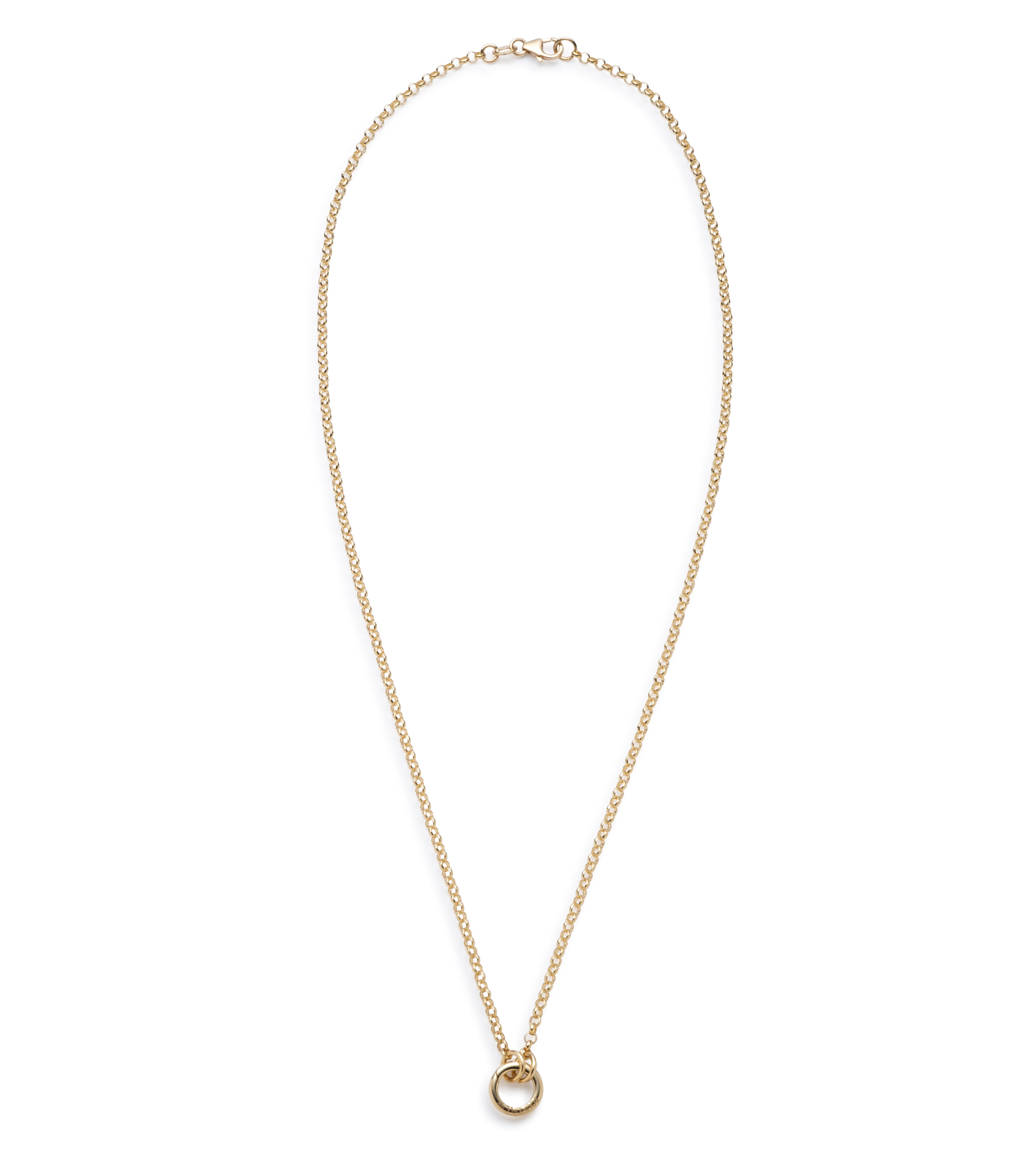 Small Belcher Open Chain Necklace with Mini Chubby Annex Link - Elegant Layering Jewelry for Women, Perfect for Daily Wear & Special Occasions