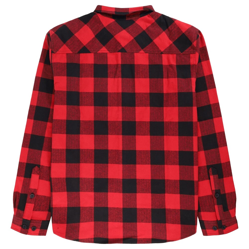 Metal Mulisha Jacked Flannel Shirt - Men's Distressed Checkered Plaid Shirt for Casual Wear, Street Style & Outdoor Adventures