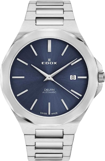 Edox Delfin Automatic 80117 3M BUIN Men's Luxury Swiss Watch - Waterproof, Stainless Steel, Date Display - Perfect for Business, Formal Events & Everyday Wear