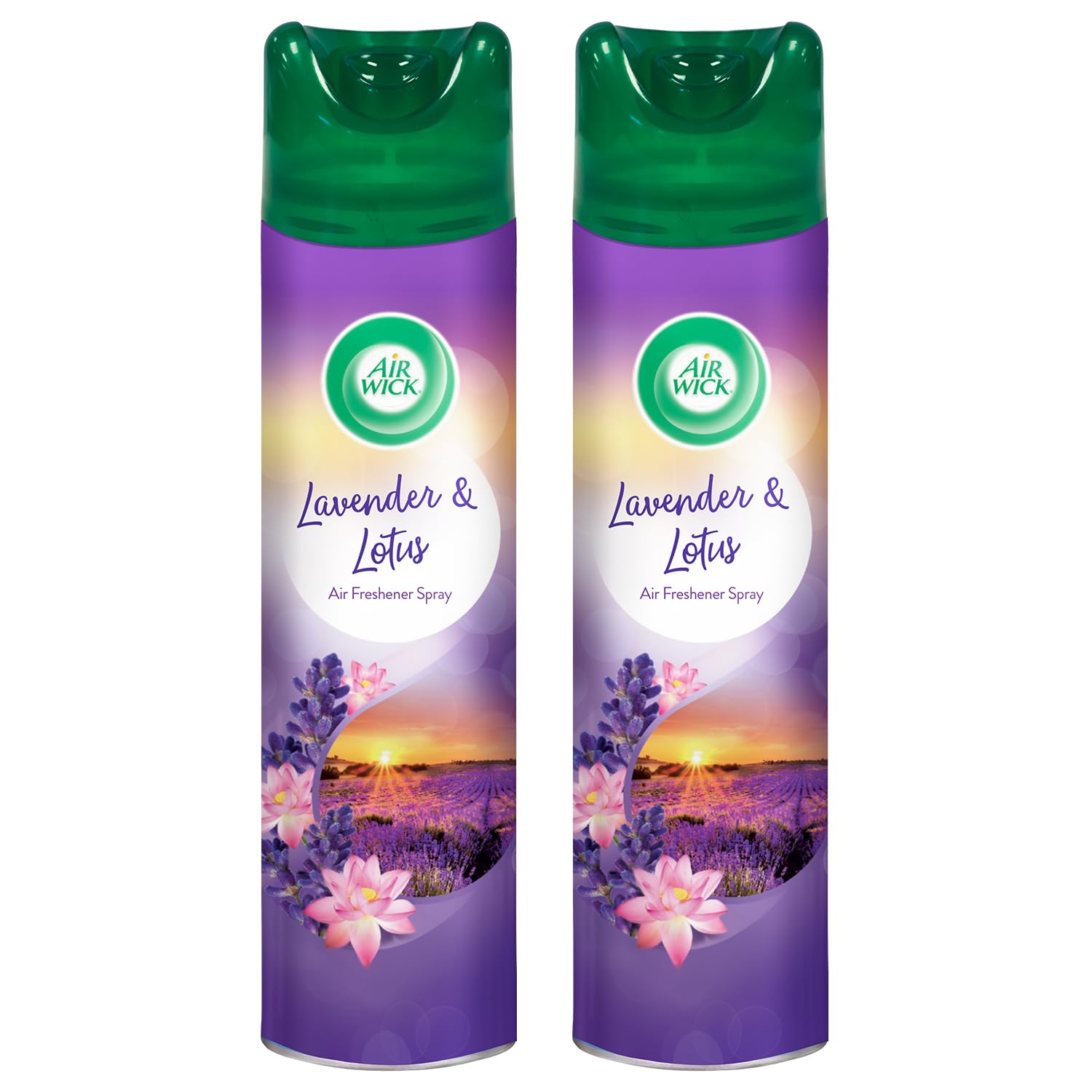Air Wick Lavender & Lotus Scented Room Spray - 245ml (Pack of 2) | Long-Lasting Fragrance for Home, Bathroom & Office | Eliminates Odors | Perfect for Freshening Living Spaces, Bedrooms & Small Areas