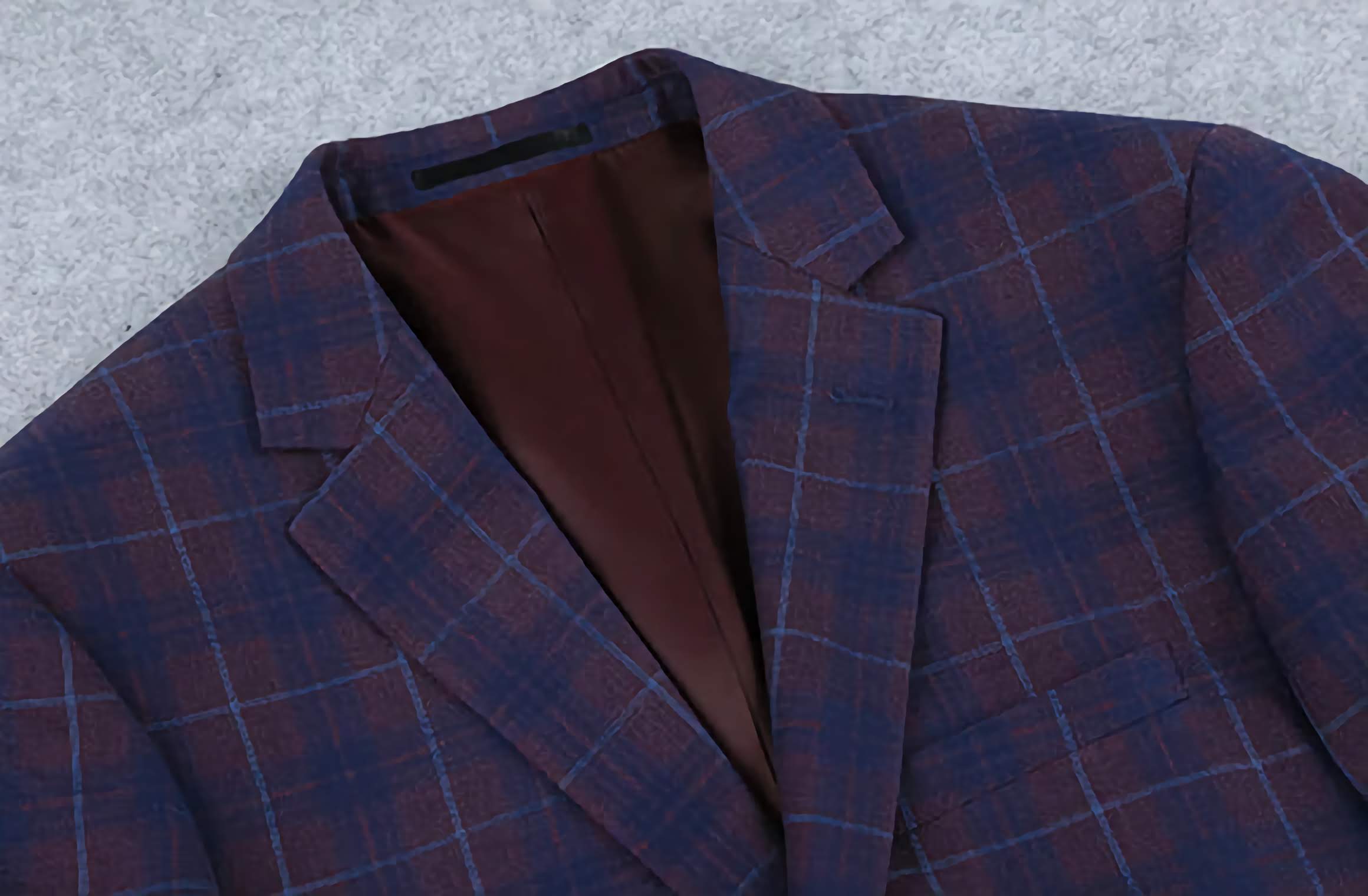 Stylish Slim Fit Blue Glen Plaid Blazer for Men - Perfect for Business Meetings, Weddings & Formal Occasions