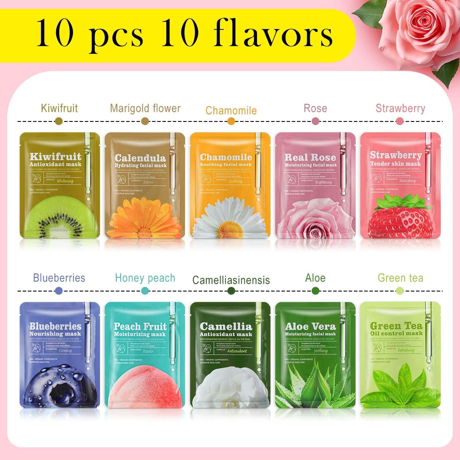 Lightning Deals on Facial Masks - Skin Care & Moisturizing for Women | Clearance Sale & Prime Early Access | Perfect for Spa Nights & Self-Care Routines