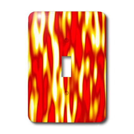 3D Rose LSP 999 1 Flames Fire Single Toggle Switch - Perfect for Automotive, Motorcycle, and DIY Electrical Projects